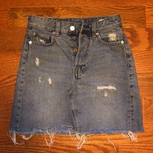 Denim Mini Skirt